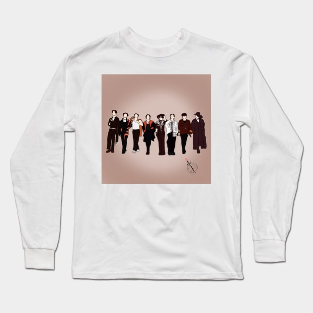 Bouncy by  Ateez Kpop Long Sleeve T-Shirt by ArtRaft Pro